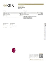Natural Purplish Red Ruby – Certified by GIA | 3.17 Carats | Report No. 1488554769